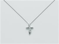 Collar Miluna Mujer Le Croci In Diamanti in Oro blanco Diamante 0.036 Ct CLD3403 - CLD3403